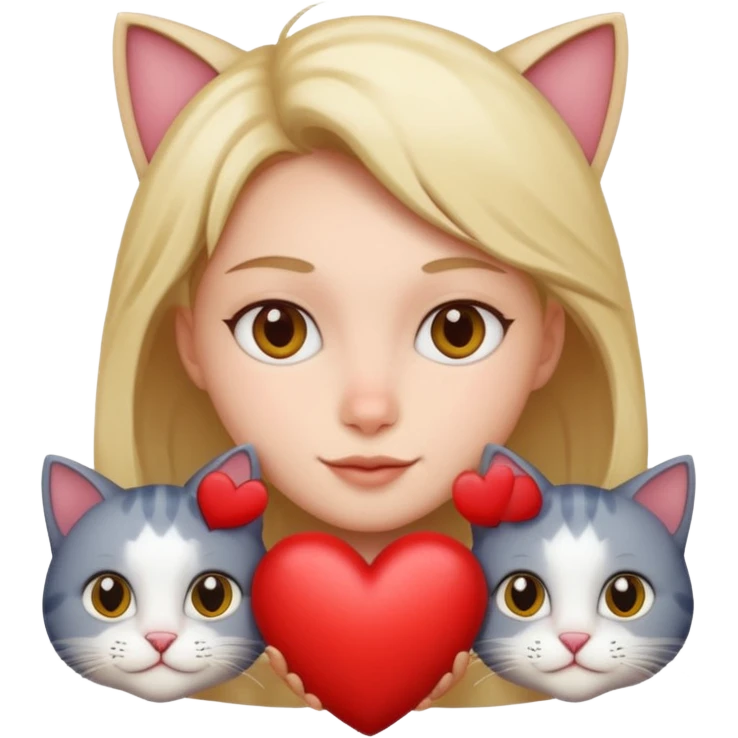 coeur et chats emoji