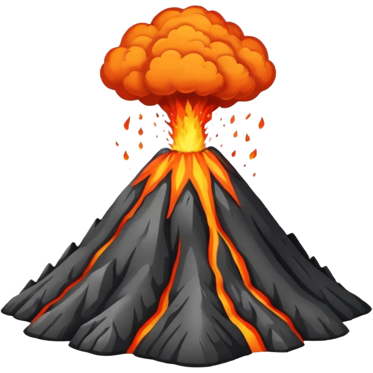 volcano emoji