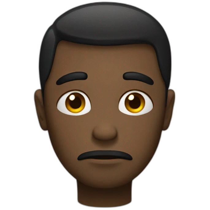 Sad person emoji