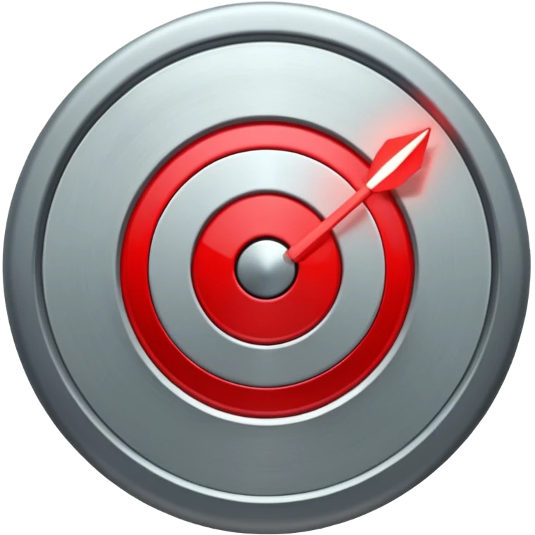 Moving target with blinking light emoji
