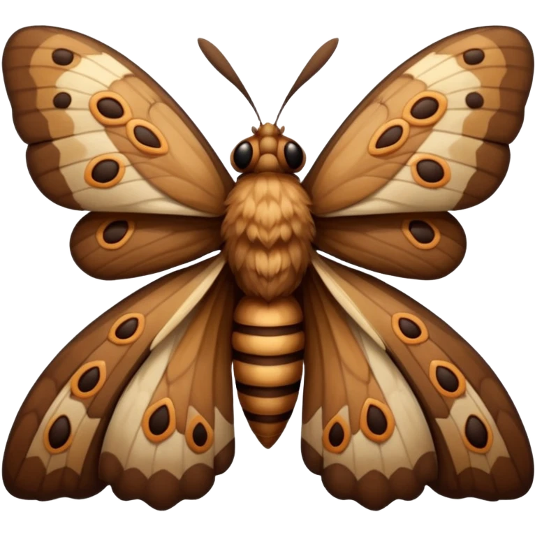 simple moth emoji