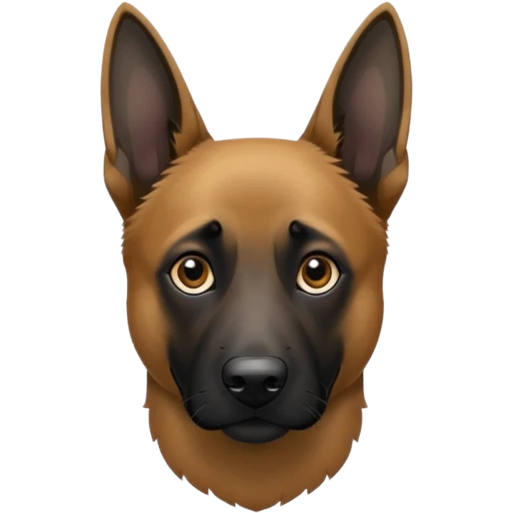 Belgian malnois dog with black color  emoji