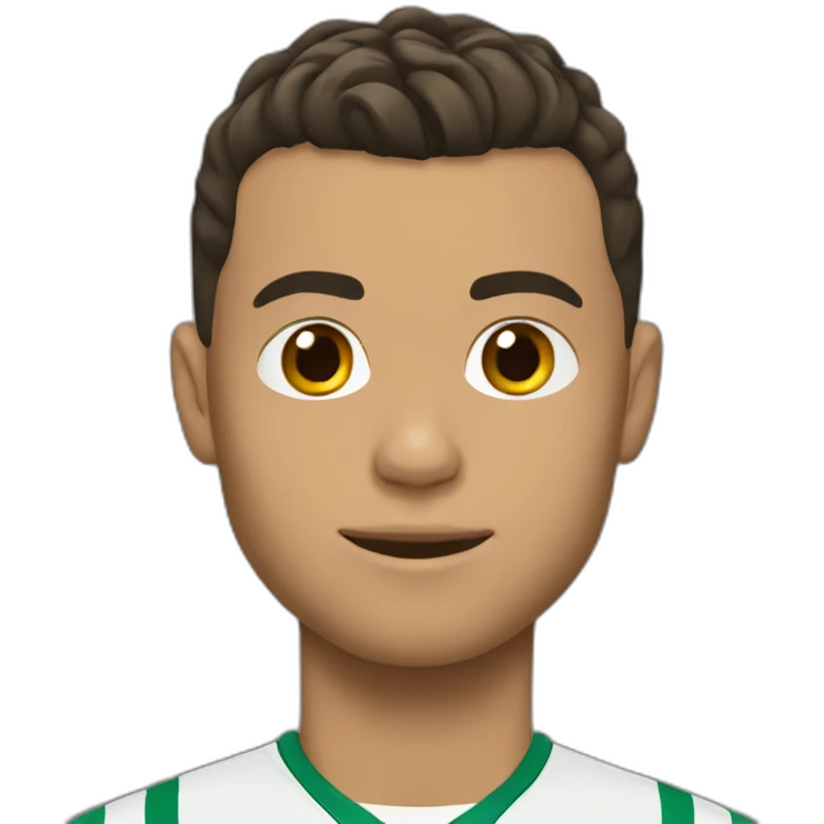 Ronaldo qui fait Sui emoji