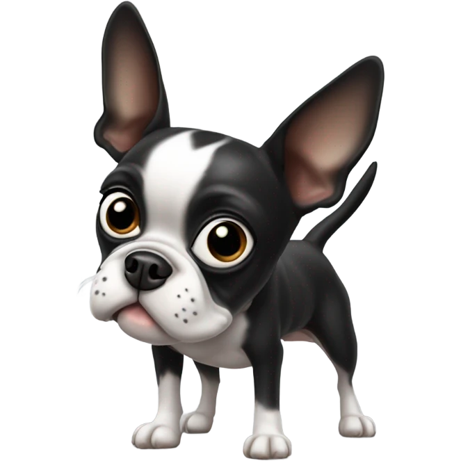 Boston terrier farting  emoji