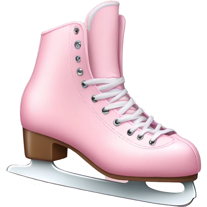 pastel pink ice skates emoji
