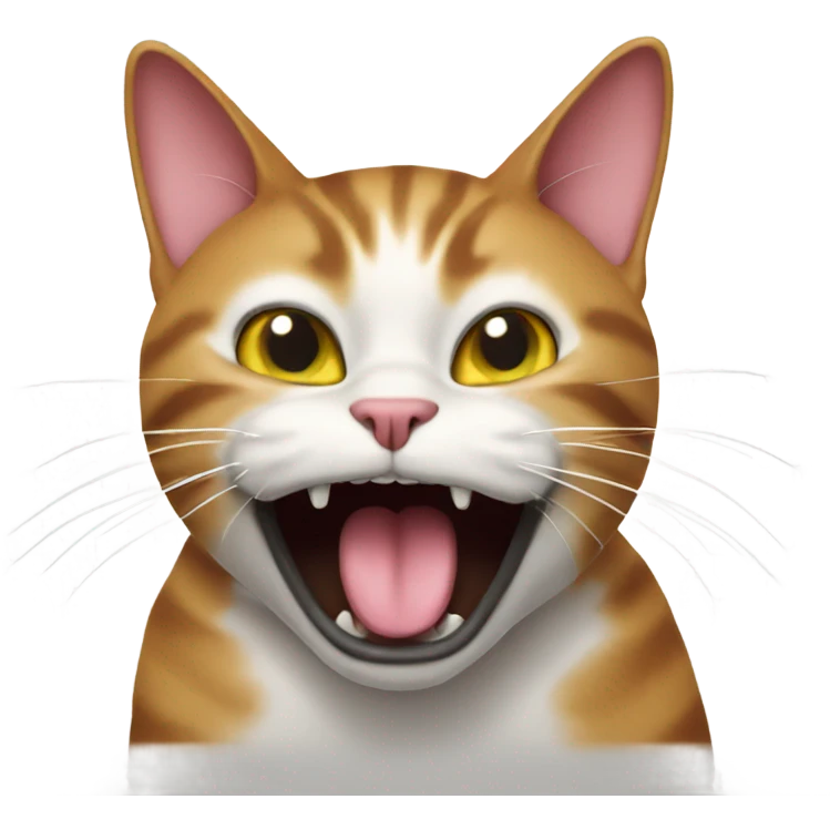 Barfing cat emoji
