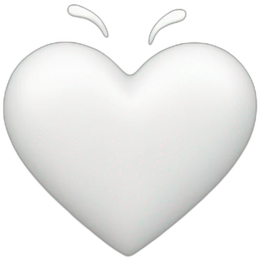 white heart emoji