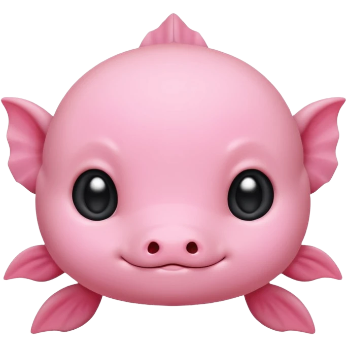 Axolotl face, chibi style, cute proportions, big eyes, simple emoji