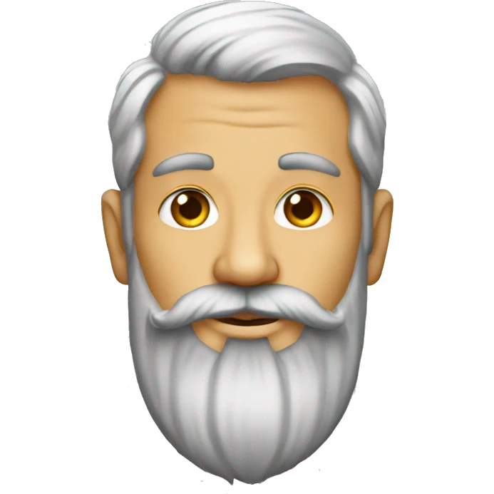 Long beard tattoo artist emoji