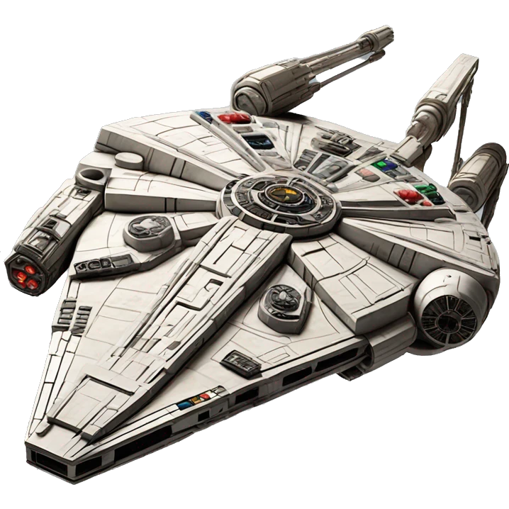 Star Wars millennium falcon￼ emoji