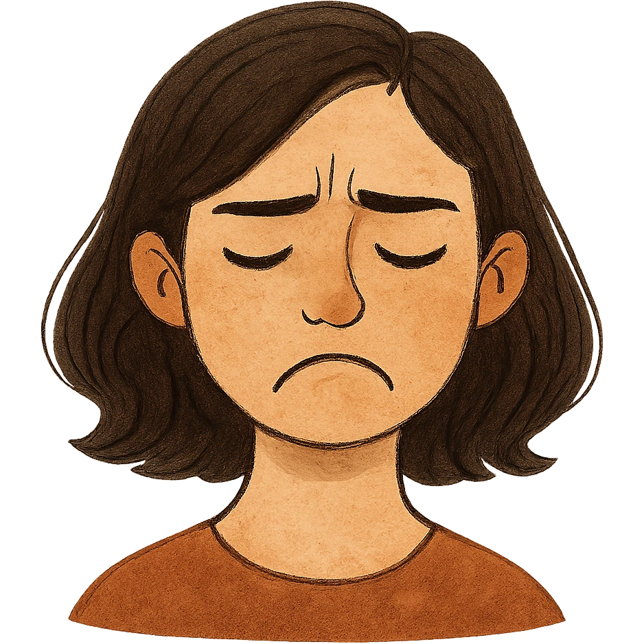 disappointed, frown emoji