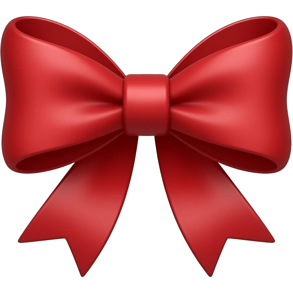 red bow emoji