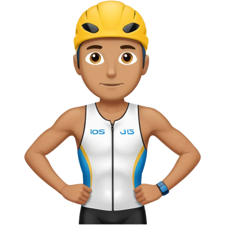Triathlon man emoji
