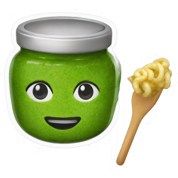 pesto soslu makarna emoji