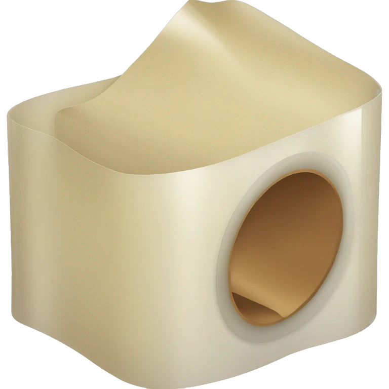 a transparent adhesive tape emoji