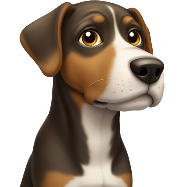 dog side eyeing  emoji