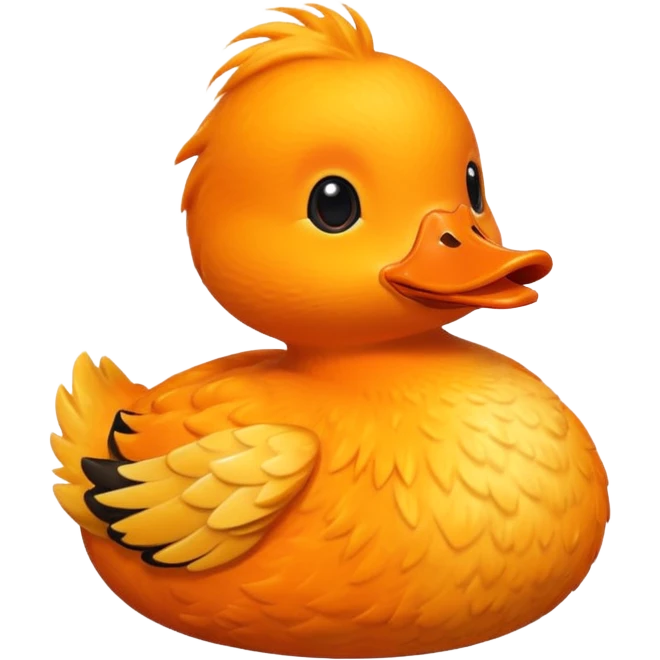 orange duck emoji