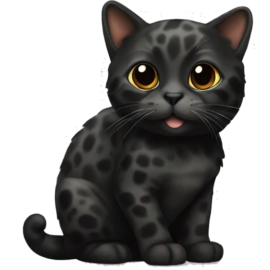 blac tortoise shell cat emoji
