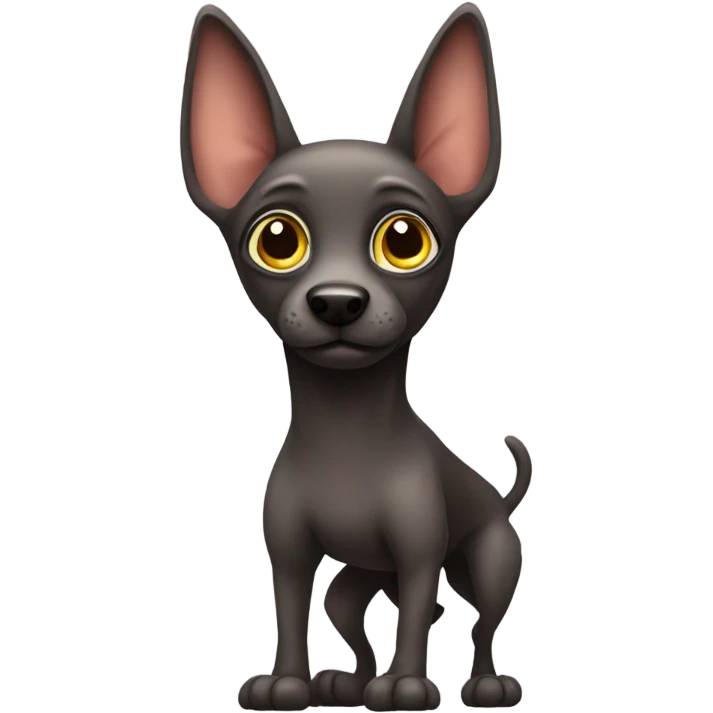 Xoloitzcuintle adorable emoji