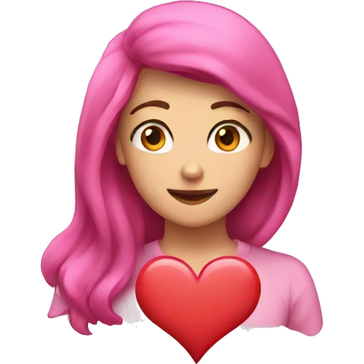 heart rosa emoji