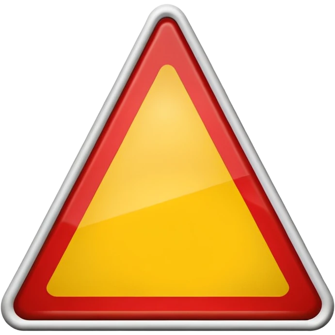traffic sign trangle emoji