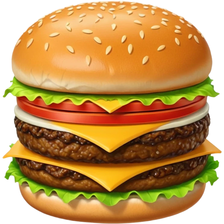 burger with the mc donalds emoji