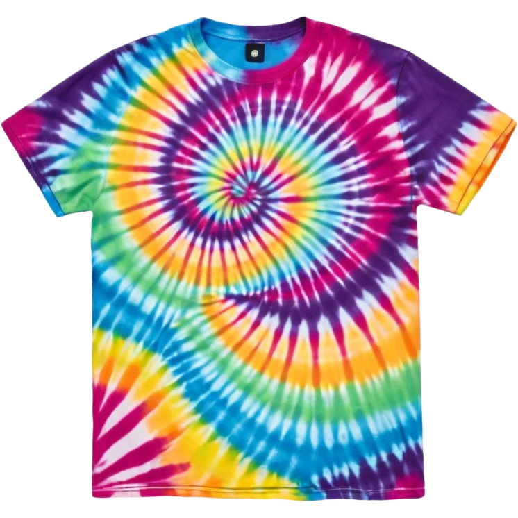 Tie dye shirt emoji