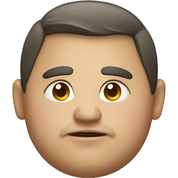 A fat person emoji