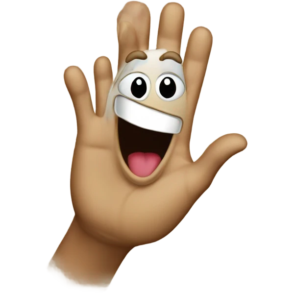 Handing out an L emoji