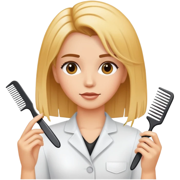 girl in te hair salon emoji