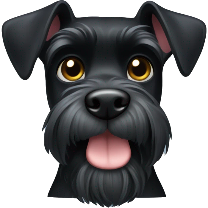 black schnauzer emoji