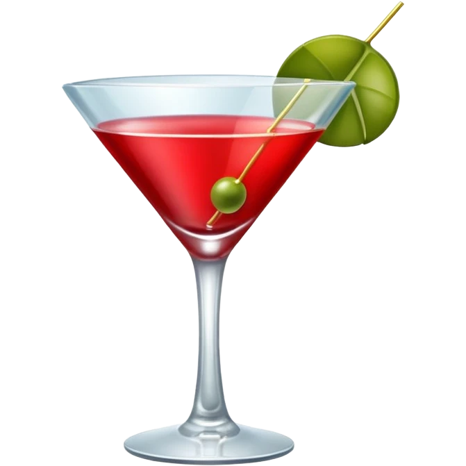 red martini emoji