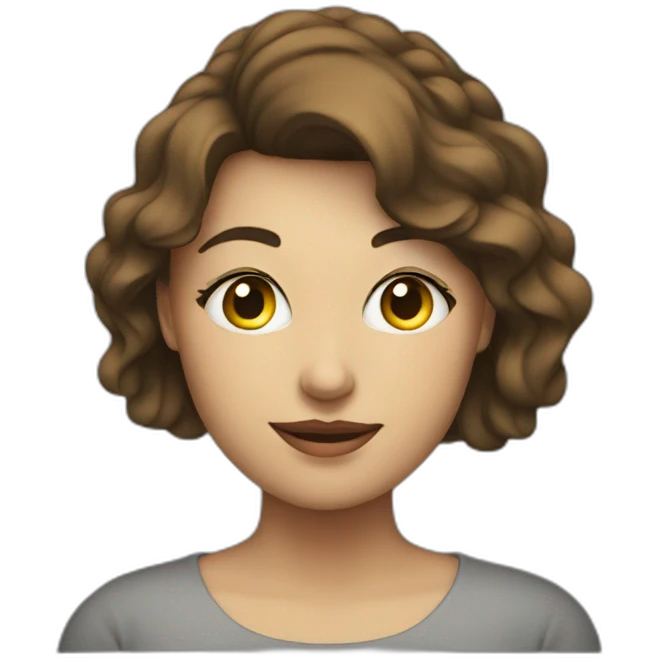Curve with woman emoji