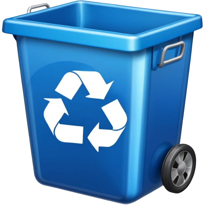 mac os icon recycle blue icon emoji