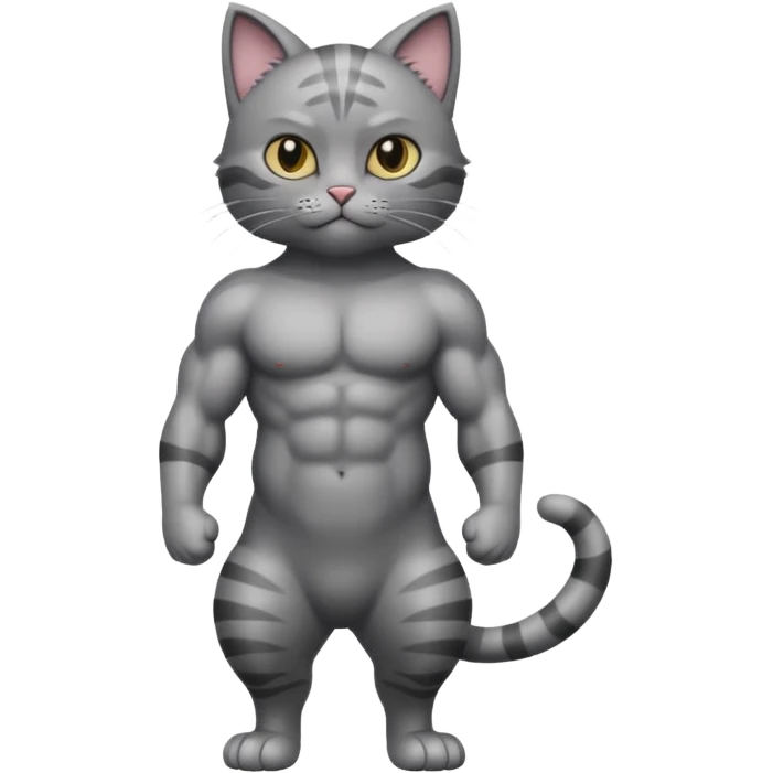 cat with muscle emoji