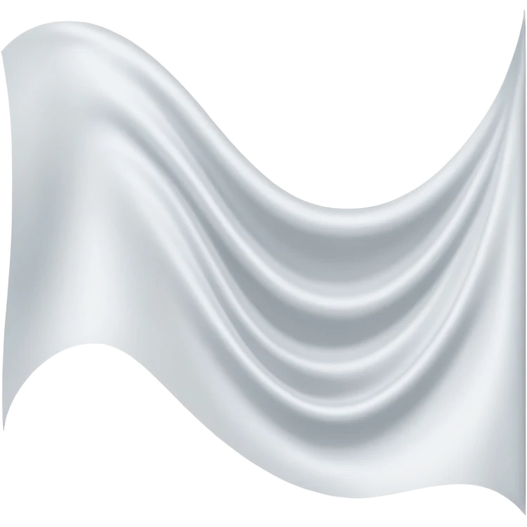 white wavy banner emoji