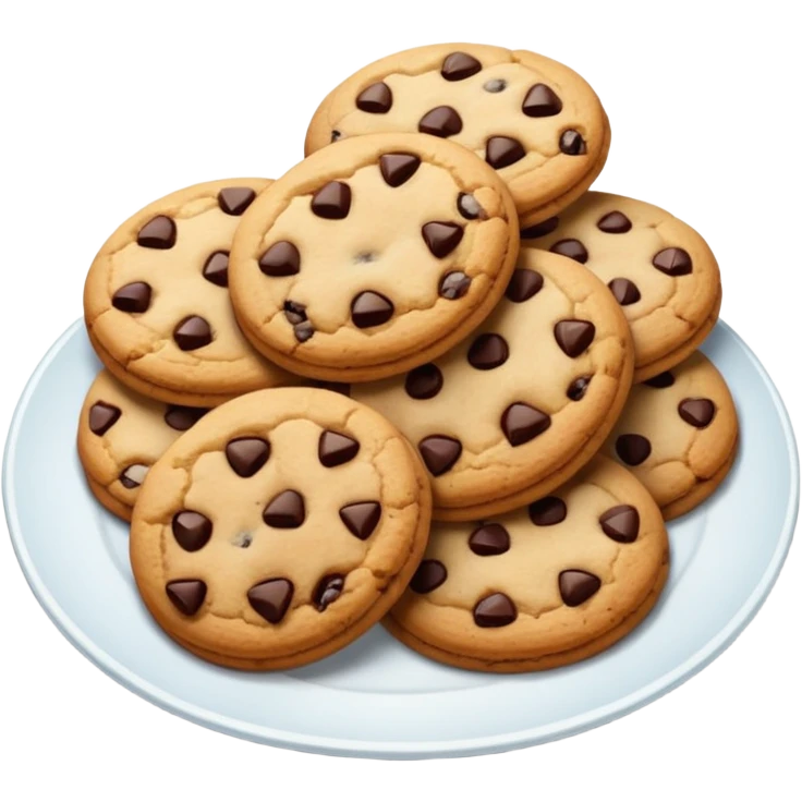 kurabiye dolu tabak emoji