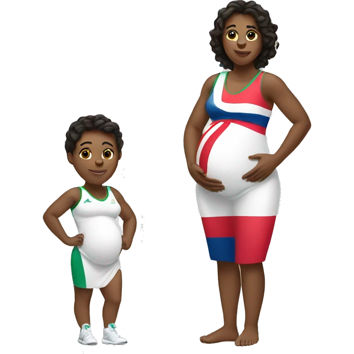 Pregnant Olympic  emoji