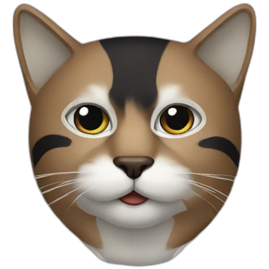 cat with bandit mask emoji