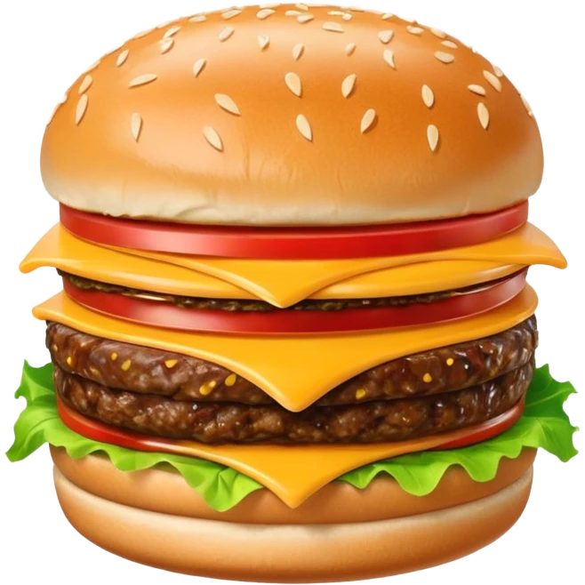 Let the burger be in McDonald's packaging. emoji