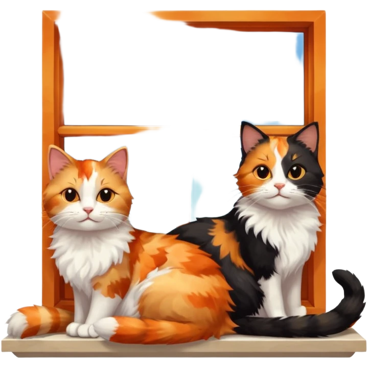 Cats on Windowsills emoji