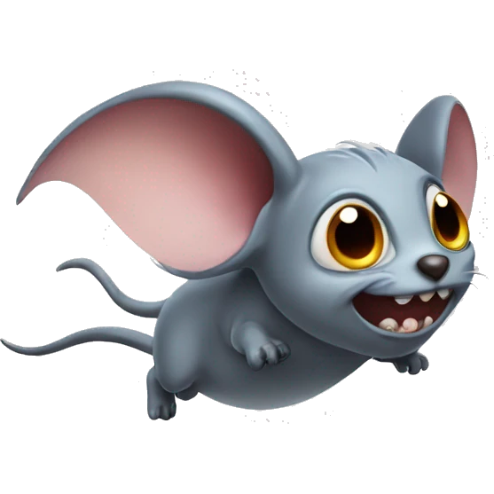 monster flying mouse emoji