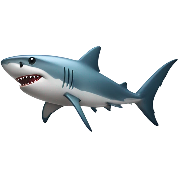 Shark with hat emoji