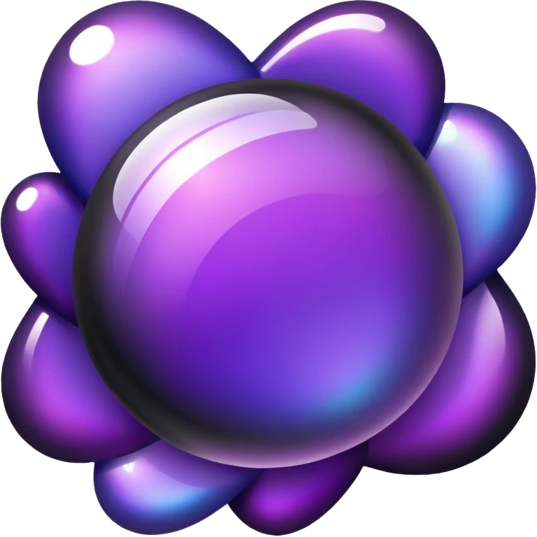  Black-purple-Iridescent-aesthetic-scenic-Decoration emoji