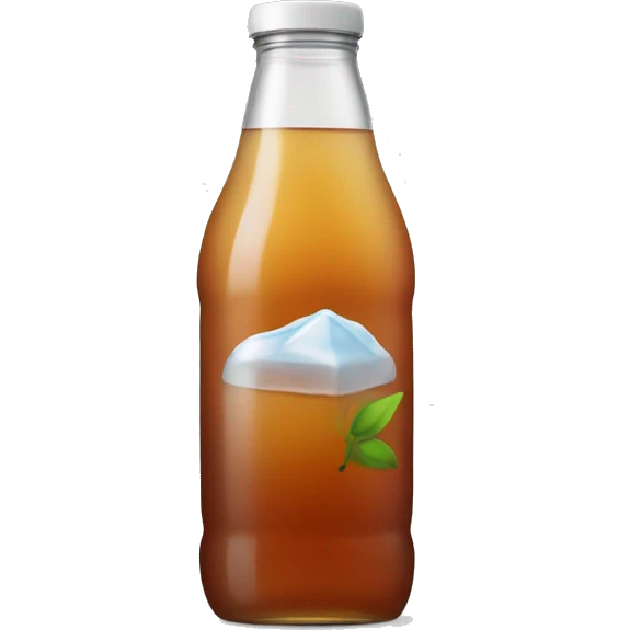 Iced tea bottle emoji
