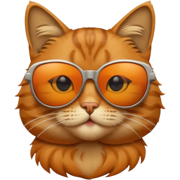 Cat wearing sunglasses emoji