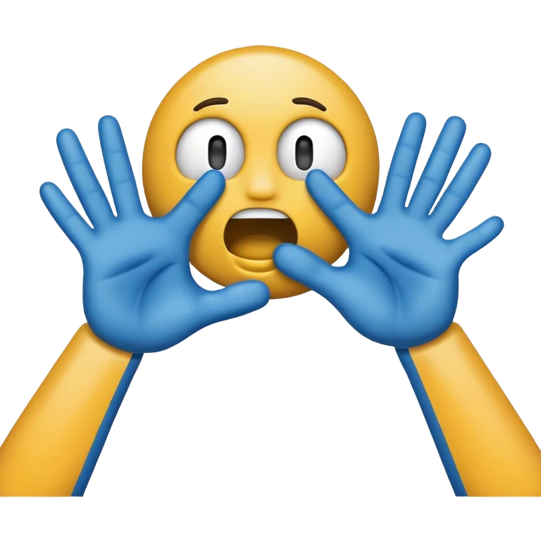 choking emoji with hands reaching out emoji