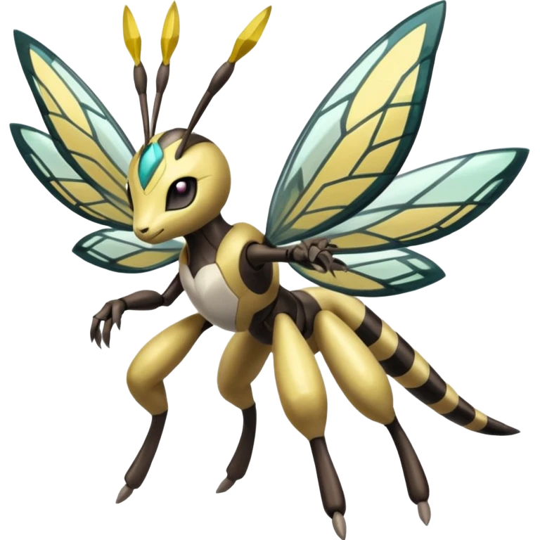 Meloetta-Beedrill-Manectric-Palkia-Cresselia-fusion emoji