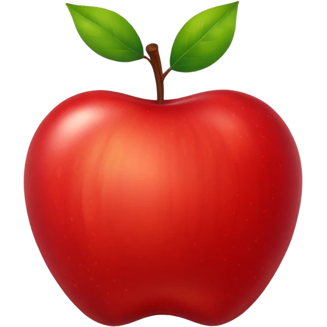 a red apple emoji