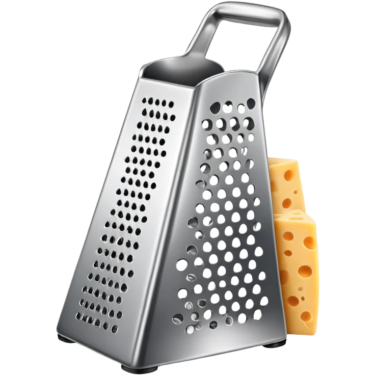 Cheese grater with grated cheese emoji